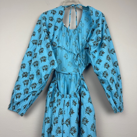 Tuckernuck Hanna Artwear Carmen Cosmos Cotton Printed Floral Maxi Dress - Picture 8 of 10